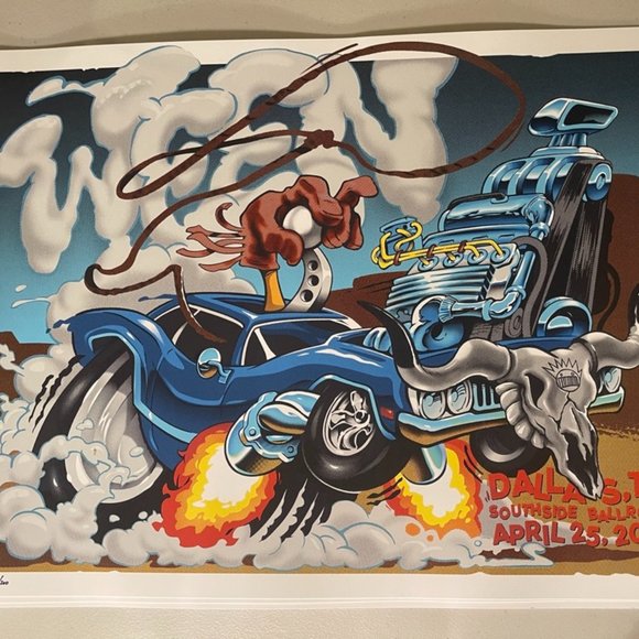 Ween Concert poster South Side Ballroom Dallas TX 4/25/23 96/200
